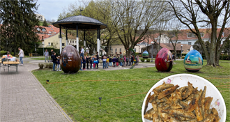Krapina: U sklopu manifestacije Vuzem podjela ribljih specijaliteta u Parku Matice hrvatske