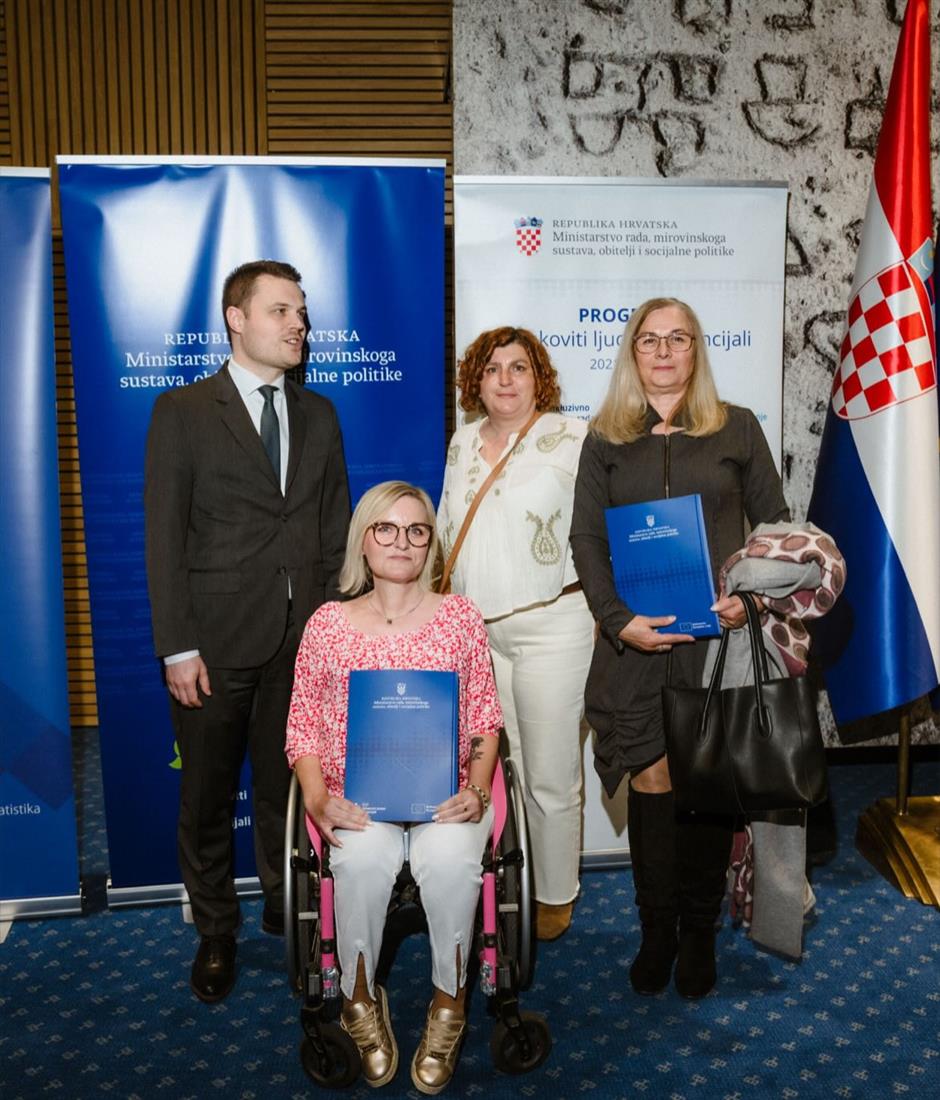 Velika podrška: Udruga OSIT i Udruga distrofičara Krapina osigurale sredstva za projekte povećanja dostupnosti usluga