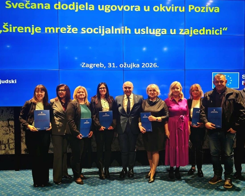Šest udruga iz Koprivničko‑križevačke županije dobilo gotovo 1,8 milijuna eura za širenje socijalnih usluga