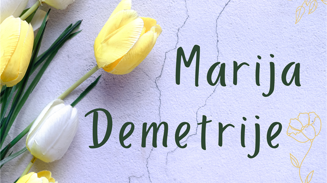 ČESTITAJTE IM IMENDAN Danas slave Marija i Demetrije