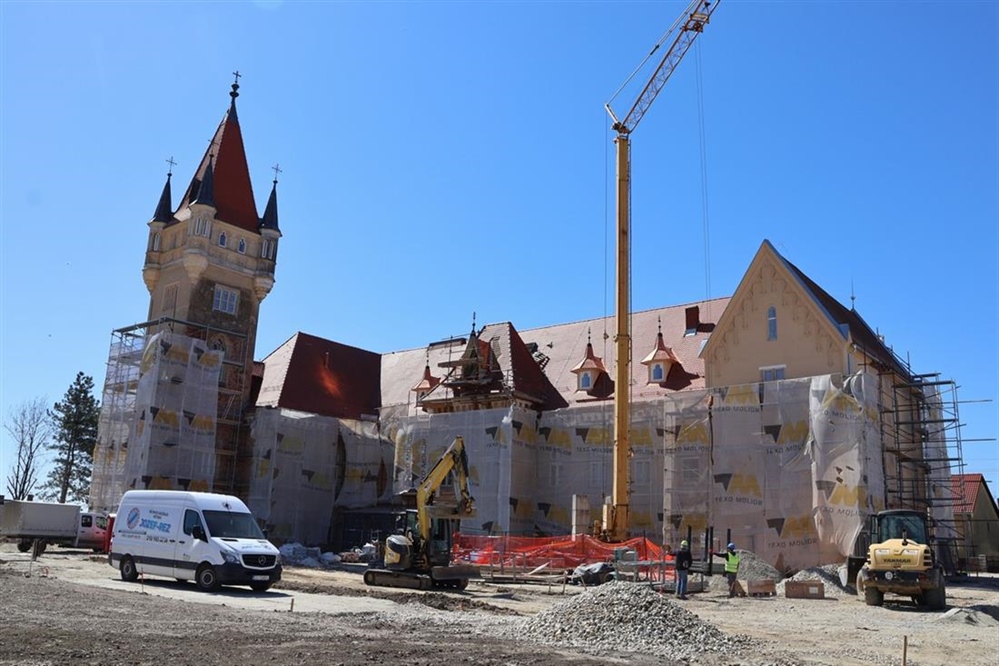 FOTO Radovi na Feštetićevom dvorcu vrijedni 6,3 milijuna eura u završnoj fazi