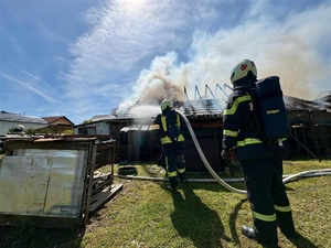 Vatrogasci opet imali posla: gorio pomoćni gospodarski objekt u Kućan Marofu