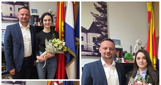 Gradonačelnik Šimunić ugostio troje istaknutih sugrađana - priznanje za umjetničke i sportske uspjehe