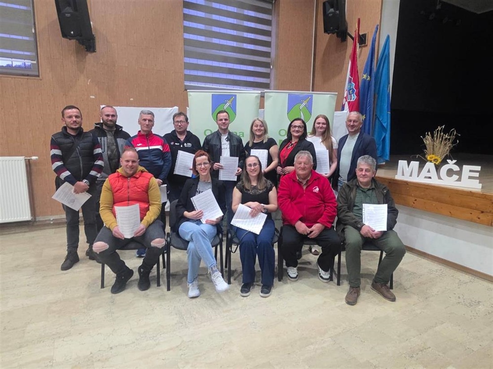 Načelnica Mača potpisala ugovore s udrugama koje su ostvarile sredstva Općine za svoje projekte: ''Obogaćujete društveni život zajednice''