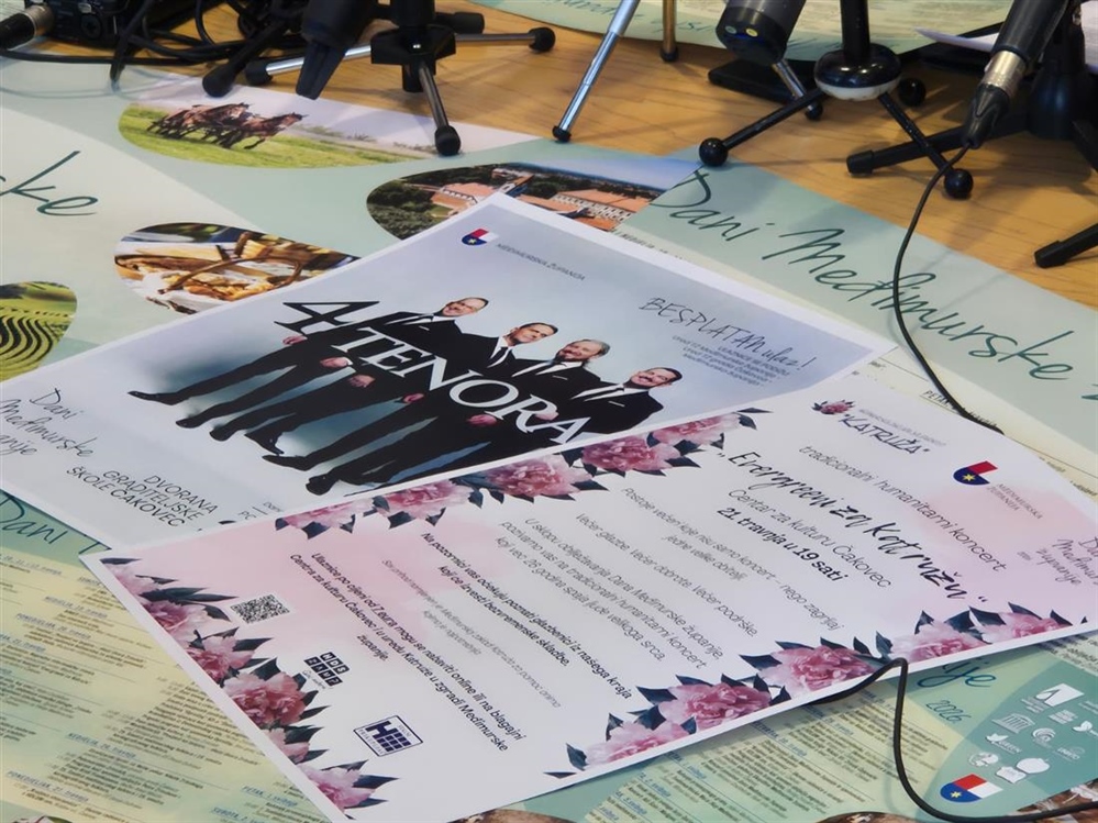 Besplatne ulaznice za koncert 4 tenora povodom Dana Međimurske županije – osigurajte svoje mjesto