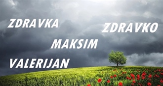 SRETAN IMENDAN Današnji slavljenici su Zdravko, Maksim i Valerijan