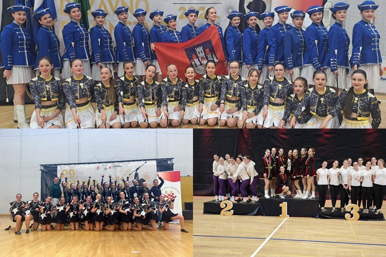 Mažoretkinje sa sjevera Hrvatske ponovno pokazale zavidan uspjeh na Državnom prvenstvu i vratile se kući s brojnim medaljama