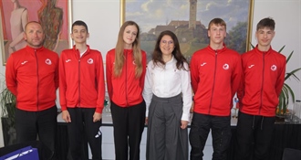 Gradonačelnica Ljerka Cividini priredila prijem za uspješne mlade atletičare iz AK Međimurje Čakovec