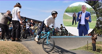 Prvi pump track poligon u Međimurju otvoren uz poruku župana Posavca: "Odrastajte uz sport i druženje"