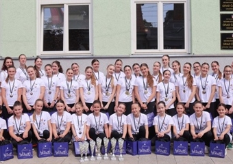 Gradonačelnica Cividini primila Čakovečke mažoretkinje - uspješno promovirale Grad na Državnom prvenstvu
