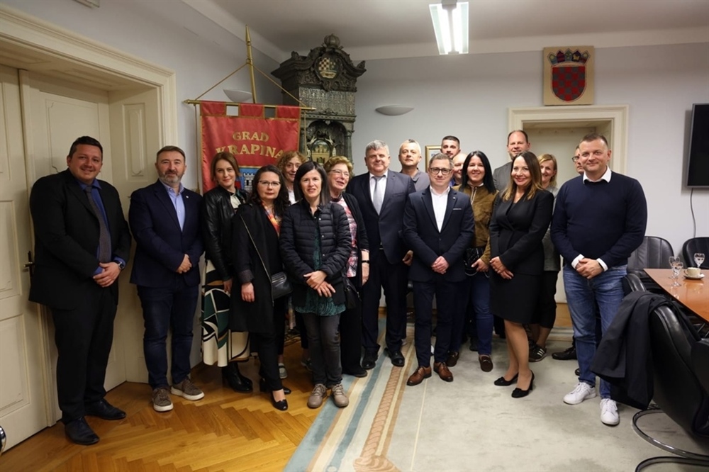 Predstavnici hrvatskih veleučilišta u posjetu Krapini – s predstavnicima Grada razgovarali o razvojnim projektima i suradnji
