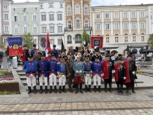 Povijesna postrojba KZŽ, Keglevićeva straža Kostel predstavila se na međunarodnoj smotri povijesnih postrojbi u Linzu