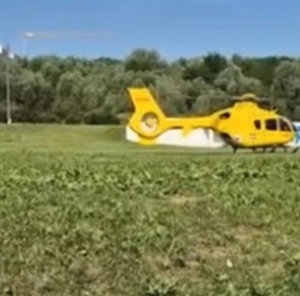Radnik u Velikoj Vesi pao s građevinskog kontejnera – helikopterom prevezen u bolnicu