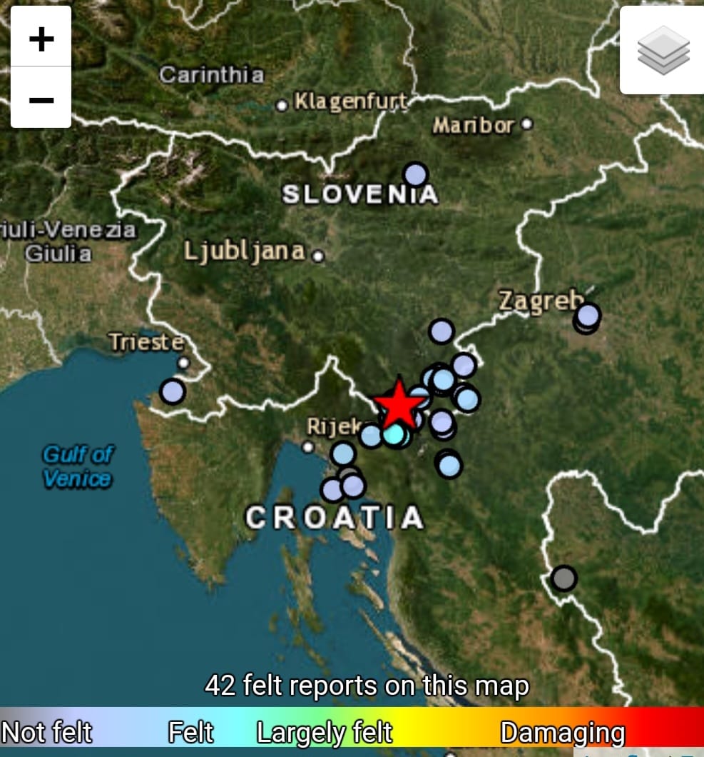 Zatreslo s 3,1 prema Richteru: “Par sekundi, ali uz jaku buku”