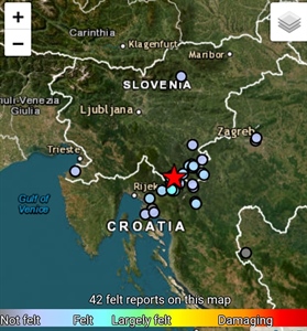 Zatreslo s 3,1 prema Richteru: “Par sekundi, ali uz jaku buku”