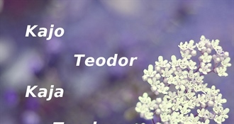 Današnji slavljenici su Kaja, Kajo, Teodora i Teodor. Sretan im imendan!