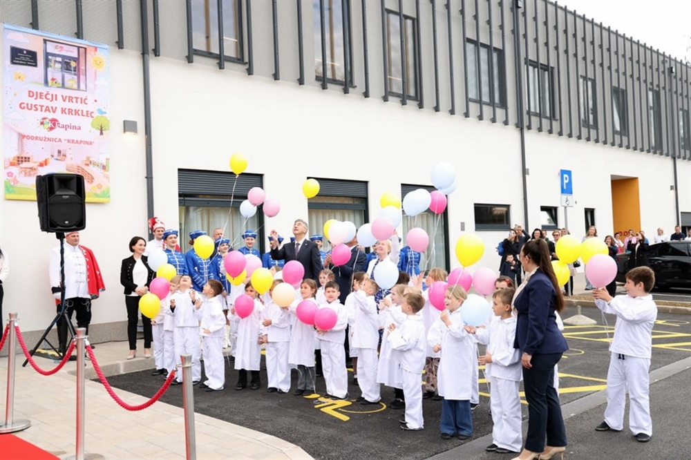 Krapina dobila moderan vrtić: 10 odgojnih skupina, 168 novih mjesta i energetski učinkovit objekt