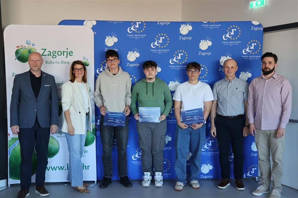 Održan završni Hackaton dvotjednog programa Robots4Health, nagradu pobjednicima uručio župan Kolar