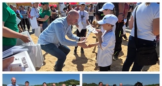 Šampioni ovogodišnje Izložbe stoke i konja su Princeza iz Zagorskih Sela i Krešo iz Bobovja - Bambino kup okupio 21 dijete s 15 telića i 1 ponijem!