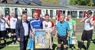 Bistrički veterani odigrali prijateljsku utakmicu u Ludwigsburgu - podržao ih i načelnik Milički