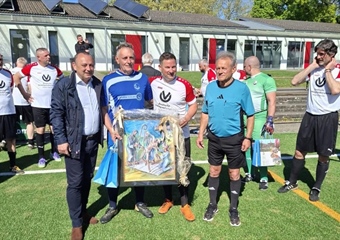 Bistrički veterani odigrali prijateljsku utakmicu u Ludwigsburgu - podržao ih i načelnik Milički