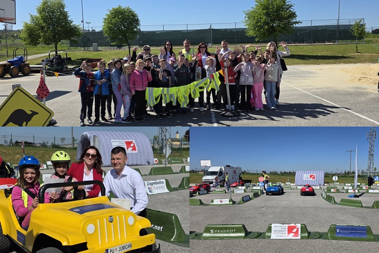 Jumicar u Jalžabetu: Učenici iz četiri osnovne škole na zabavan način učili prometna pravila i svladali poligon u mini vozilima