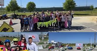 Jumicar u Jalžabetu: Učenici iz četiri osnovne škole na zabavan način učili prometna pravila i svladali poligon u mini vozilima