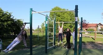 U dvorištu VII. osnovne škole Varaždin otvoreno novo street workout vježbalište