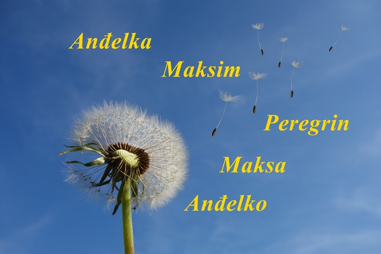 Današnji slavljenici su Anđelko, Anđelka, Maksim, Maks, Peregrin