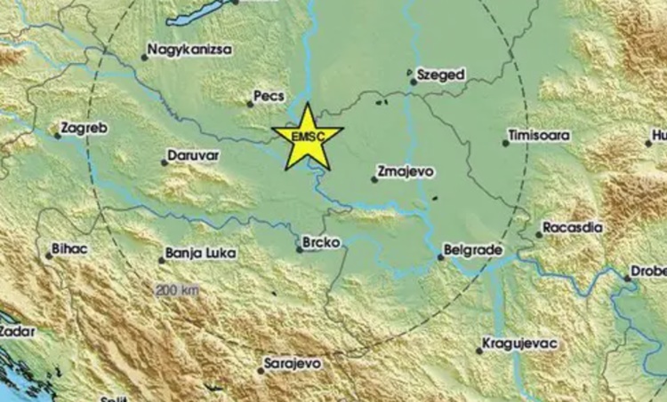 Potres magnitude 4,1 probudio stanovnike Slavonije - "Čula se grmljavina, sve je zadrhtalo"