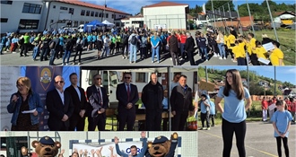 Djeca iz Hrvatske i Slovenije, policija i žurne službe zajedno na edukativnom događanju u Bednji