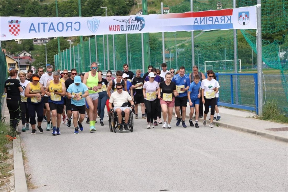 Krapina danas trči za one koji ne mogu - održava se humanitarna utrka Wings for Life World Run