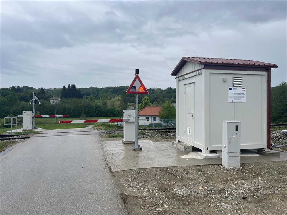 Novi uređaj za osiguranje željezničkog-cestovnog prijelaza na varaždinskom području