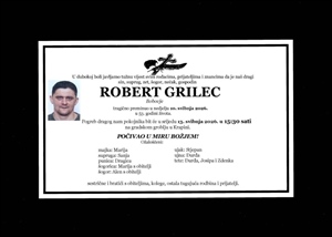 Poznat datum posljednjeg ispraćaja Roberta Grilca: Zagorje se oprašta od dugogodišnjeg voditelja krim policije