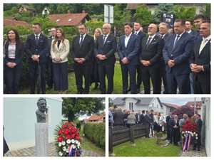 HDZ KZŽ odao počast Franji Tuđmanu: "Danas on pripada redu velikih državnika i povijesnih ličnosti"