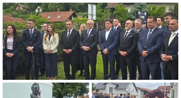 HDZ KZŽ odao počast Franji Tuđmanu: "Danas on pripada redu velikih državnika i povijesnih ličnosti"