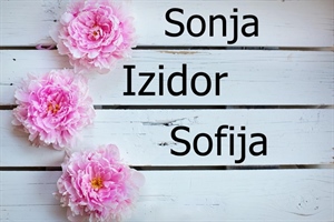 Imendan slave osobe s imenima Izidor, Sofija i Sonja – želimo im sve najbolje!