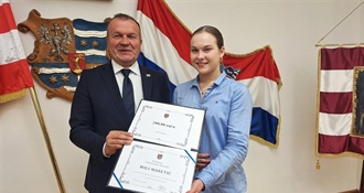 Župan Stričak nagradio Milu Maretić, jednu od 10 najboljih matematičarki na svijetu