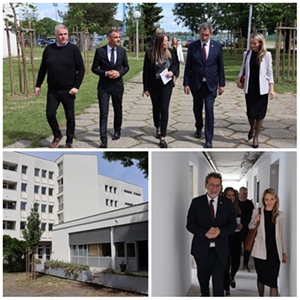 Veliki obrazovni projekt u Međimurju - Ministar Fuchs obišao završne radove na obnovi učeničkog doma i restorana