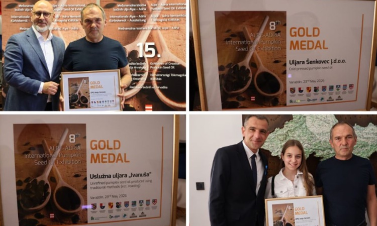 Tri zlata za Međimurje: domaći proizvođači ponovno oduševili kvalitetom bučinog ulja