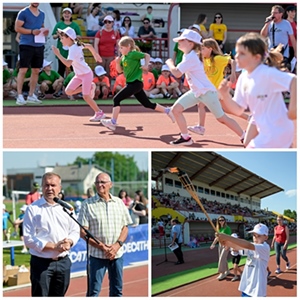 Stadion Sloboda preplavili mali olimpijci - župan Stričak svečano otvorio festival vrtića