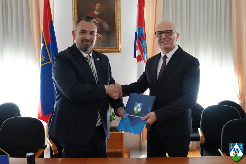 Koprivničko-križevačka županija nastavlja s podrškom razvoju Sveučilišta Sjever - župan Golubić i rektor Vusić potpisali ugovor o suradnji