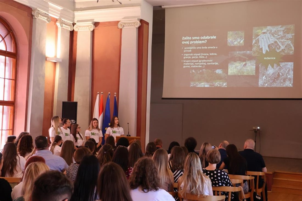 Međimurje mjesto suvremenoga obrazovanja - srednjoškolci predstavili projekte iz programa Škola i zajednica