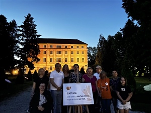 Dvorac Batthyány u Ludbregu zasvijetlio narančasto u znak podrške oboljelima od multiple skleroze