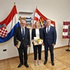 Župan Stričak priredio prijem za novoizabranu dekanicu FOI-a Renatu Mekovec i dekana Akademije za umjetnost i kulturu u Osijeku Davora Bobića