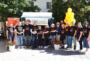 Narančastim ružama u Međimurju obilježen Svjetski dan multiple skleroze, podršku iskazao župan Posavec