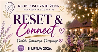 Poslovni klub žena Varaždinske županije poziva na večerašnji "Reset & Connect" na imanju Pijevci