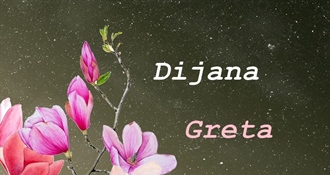 Današnje slavljenice su Dijana i Greta – sretan im imendan!