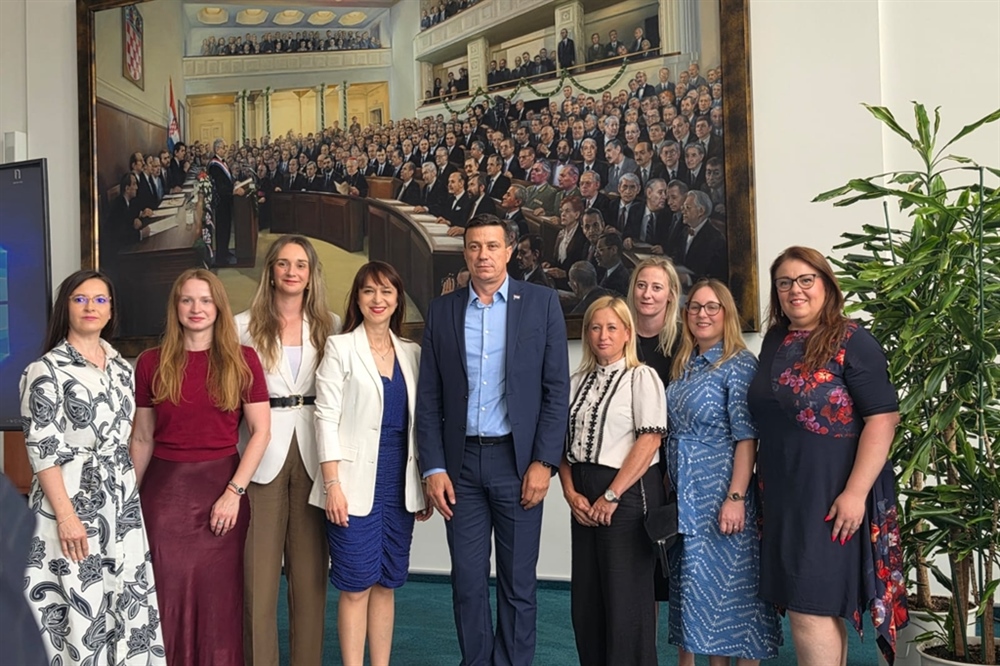 Posjet Hrvatskom saboru: Članice Zajednice žena HDZ-a „Katarina Zrinski” Varaždinske županije kod zastupnika Gorana Kaniškog