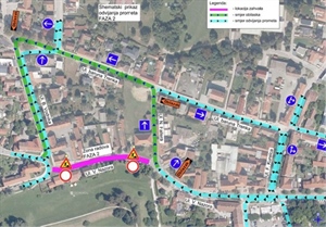 Od danas nova privremena regulacija prometa zbog rekonstrukcije Ulice Vladimira Nazora u Varaždinu – evo što se mijenja